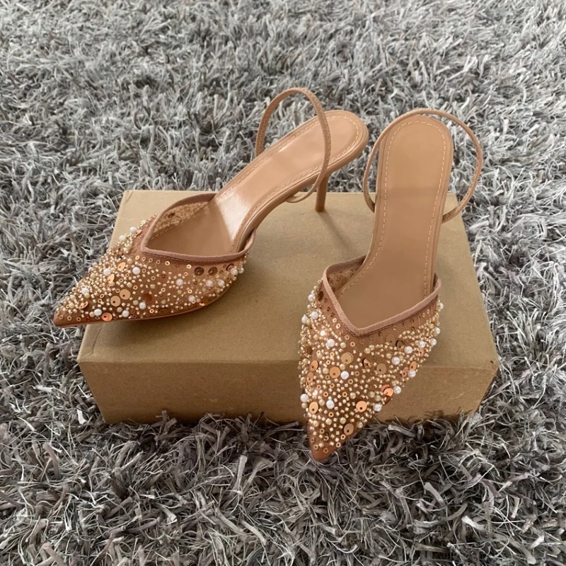Slingback Heel Formal - YNPO Fashion High Heeled Formal Party