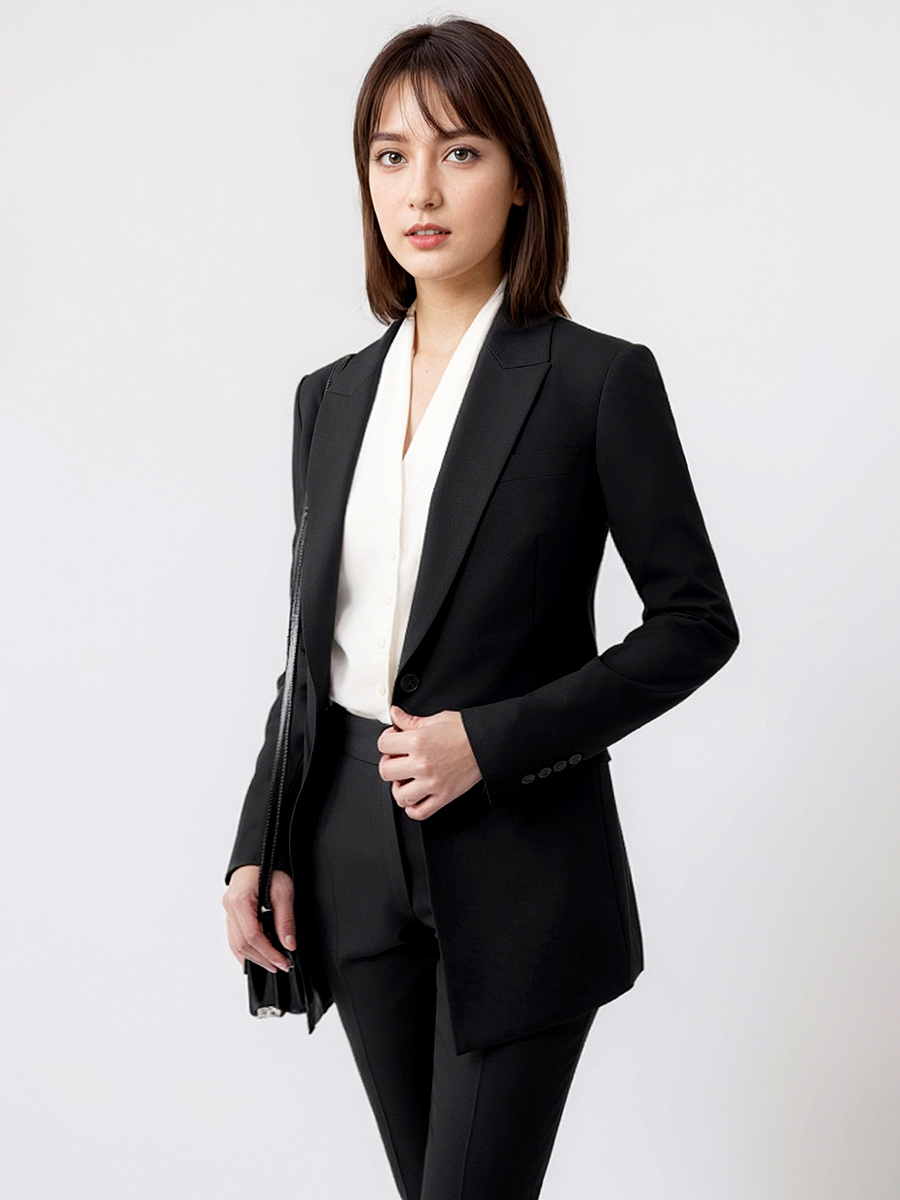 Women Formal Wear With Blazer - Women Suits Set Blazer Pant Office