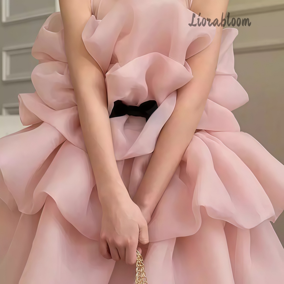 Women Formal Wear For Party - Multi Colored Layered Girls' Formal Gown