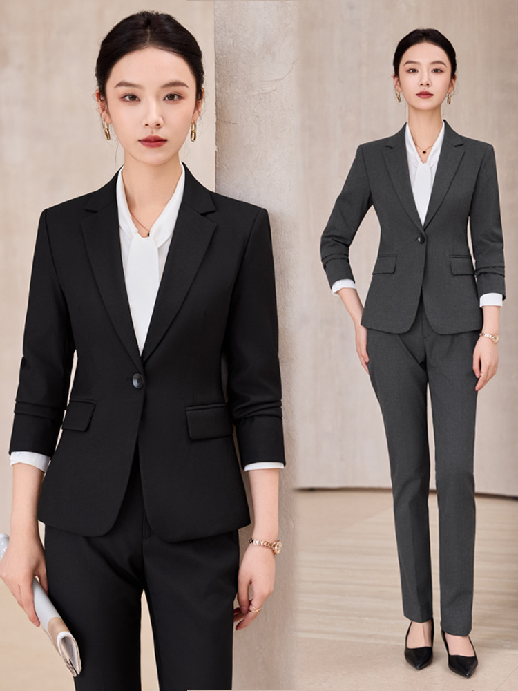 High End Women'S Formal Wear - Women's Interview Suit Set, High-End Formal