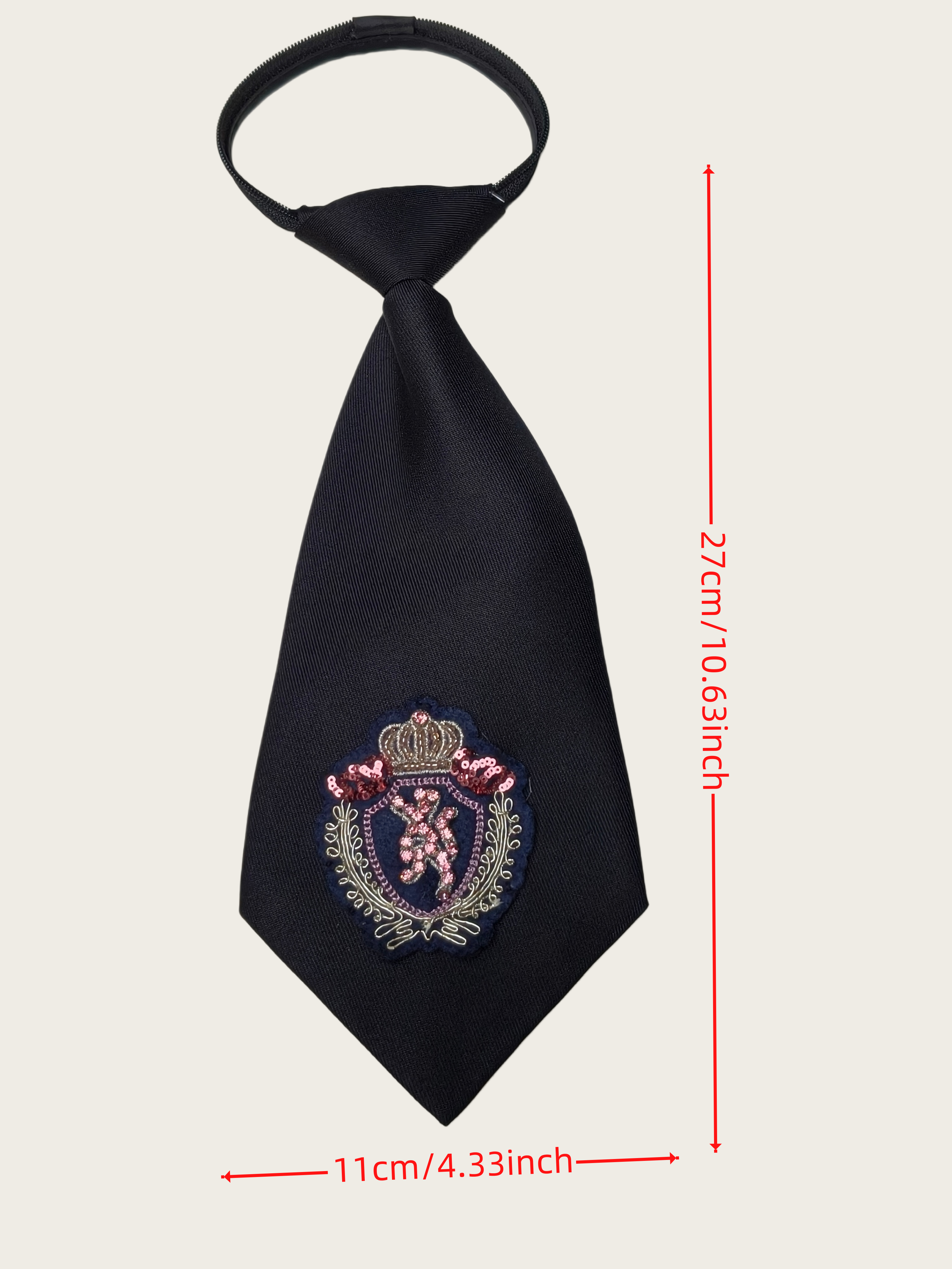 High-End Crown Badge Black Tie - High End Women'S Formal Wear ulasan dan harga