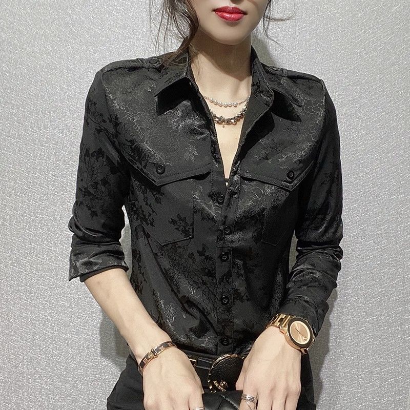 Female Tops Spring and Autumn  - Women Formal Wear Tops ulasan dan harga