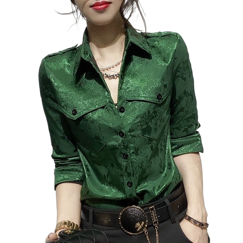 Female Tops Spring and Autumn  - Women Formal Wear Tops ulasan dan harga