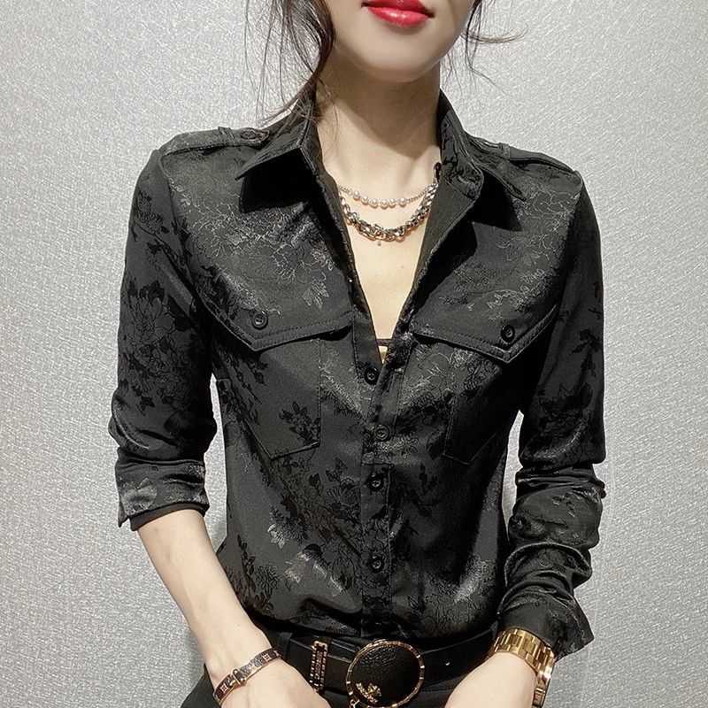 Female Tops Spring and Autumn  - Women Formal Wear Tops ulasan dan harga