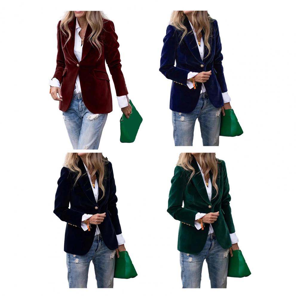 Velvet Large Size Women Prom P - Women Formal Wear With Blazer ulasan dan harga
