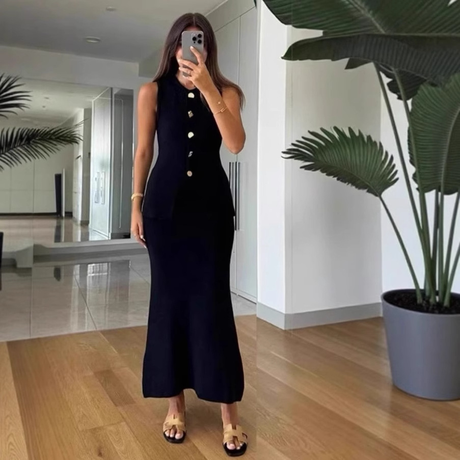 Round-neck Single-breasted Sle - Women Formal Wear Tops ulasan dan harga