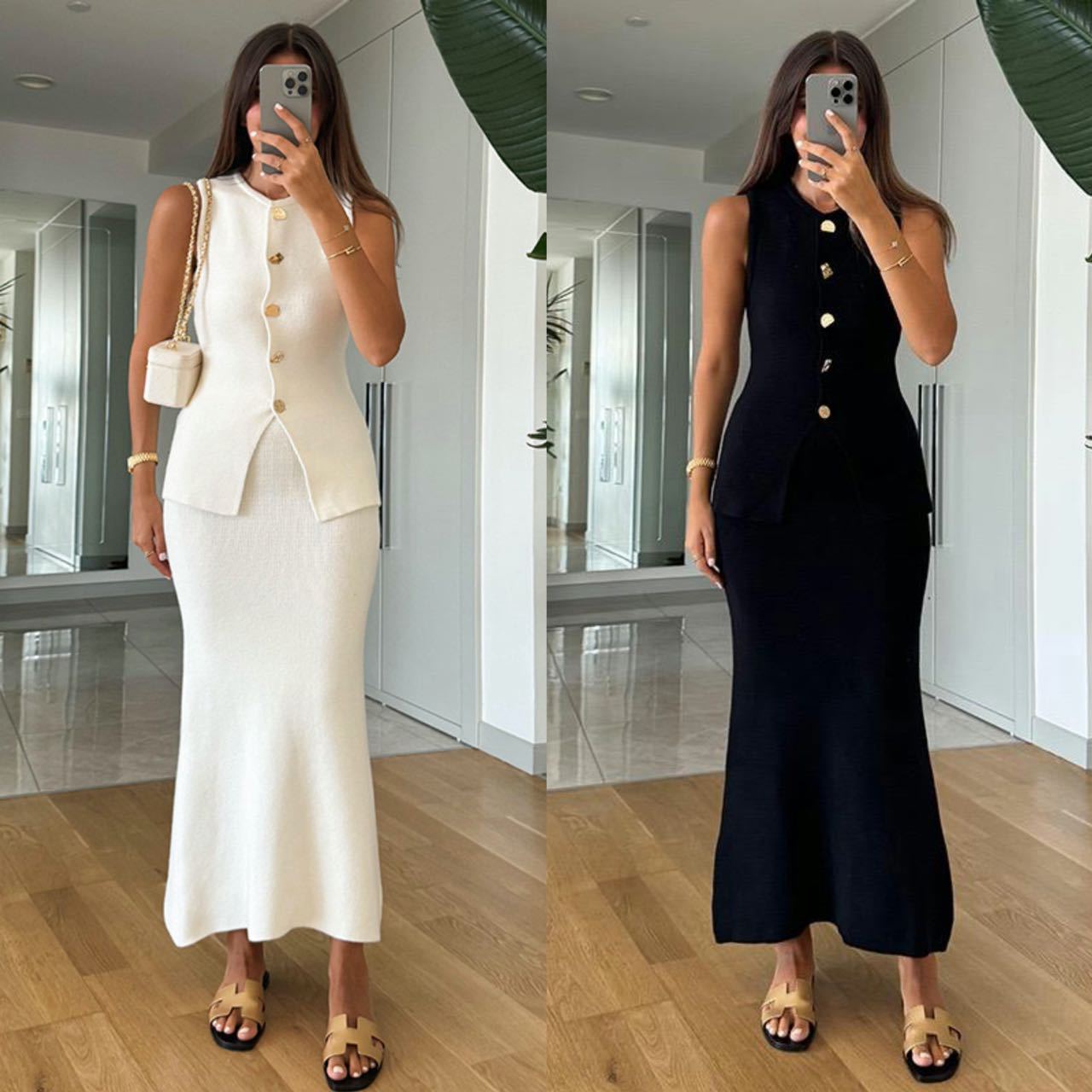 Round-neck Single-breasted Sle - Women Formal Wear Tops ulasan dan harga