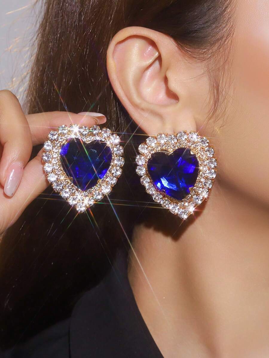 Luxury Heart-Shaped Crystal Rh - Women Formal Wear For Party ulasan dan harga
