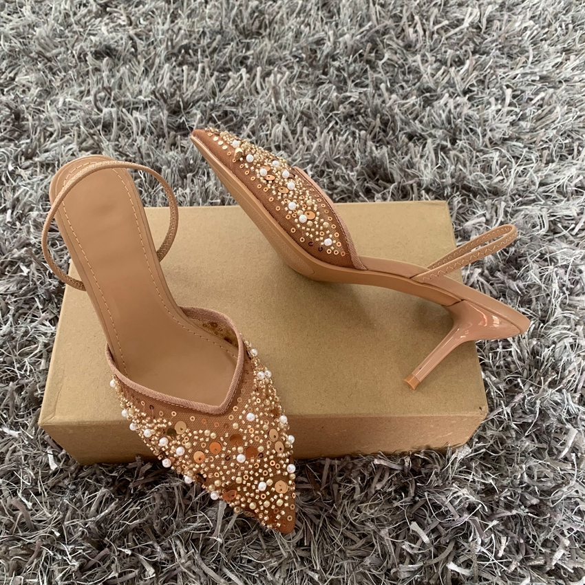 Fashion High Heeled Formal Par - Slingback Heel Formal ulasan dan harga
