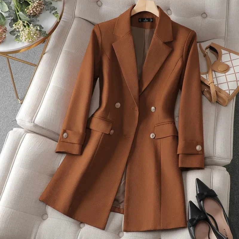 Autumn Winter Jacket Women Lon - Women Formal Wear Business ulasan dan harga