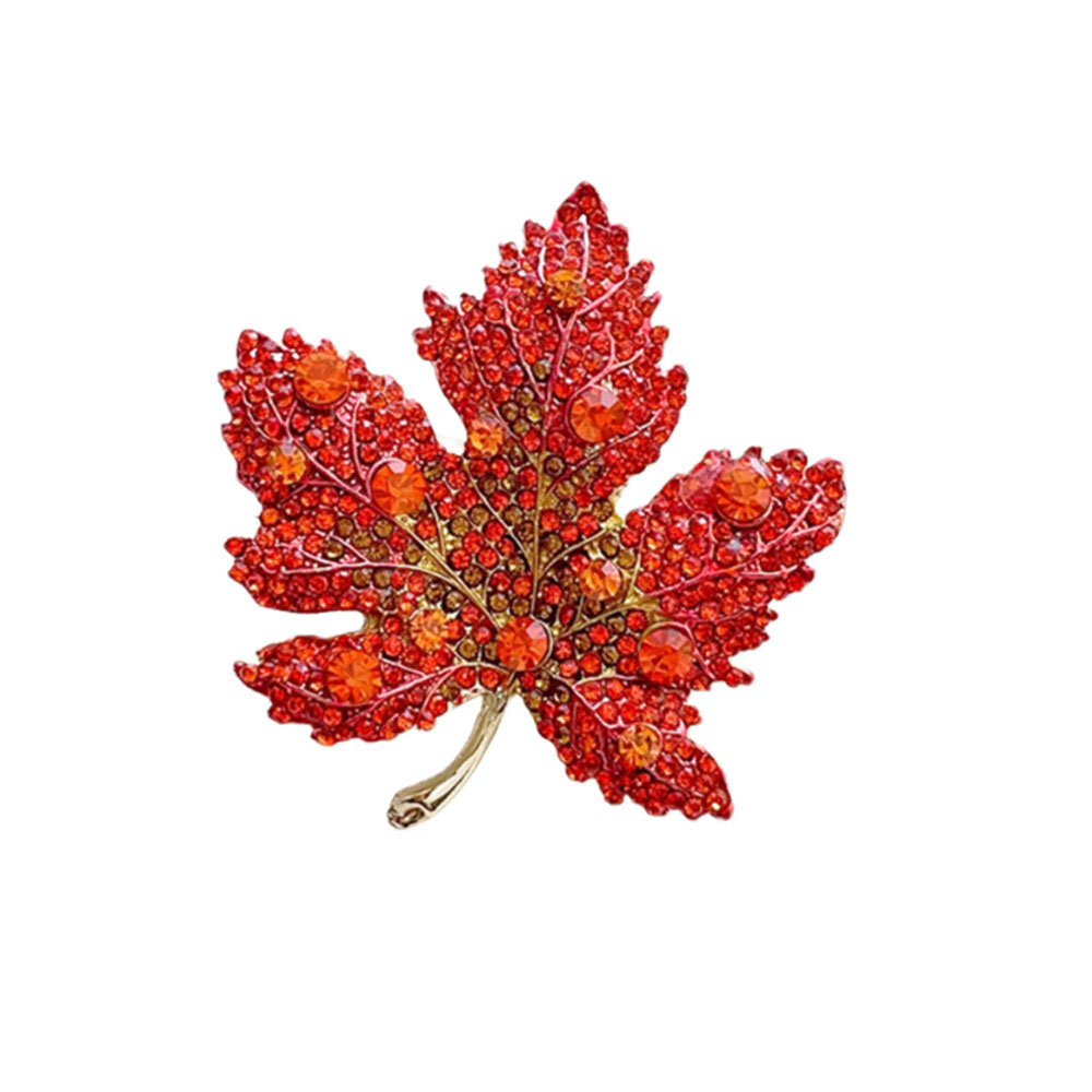 High-End Rhinestone Maple Leaf - High End Women'S Formal Wear ulasan dan harga