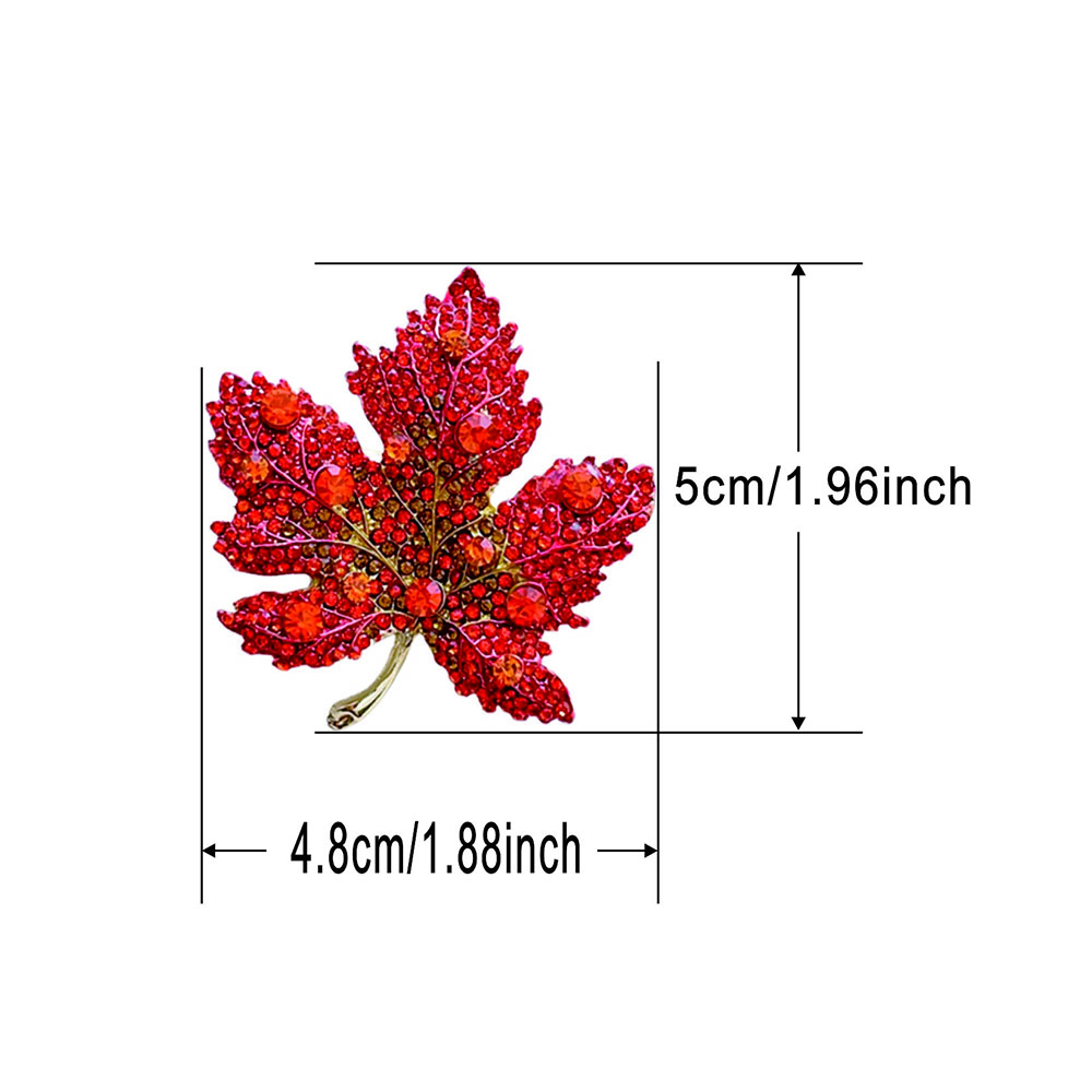 High-End Rhinestone Maple Leaf - High End Women'S Formal Wear ulasan dan harga
