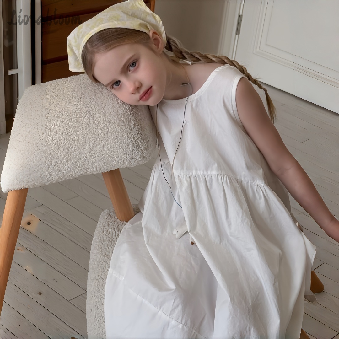 Girls' White Dress Simple Maxi - Women Formal Wear For Party ulasan dan harga