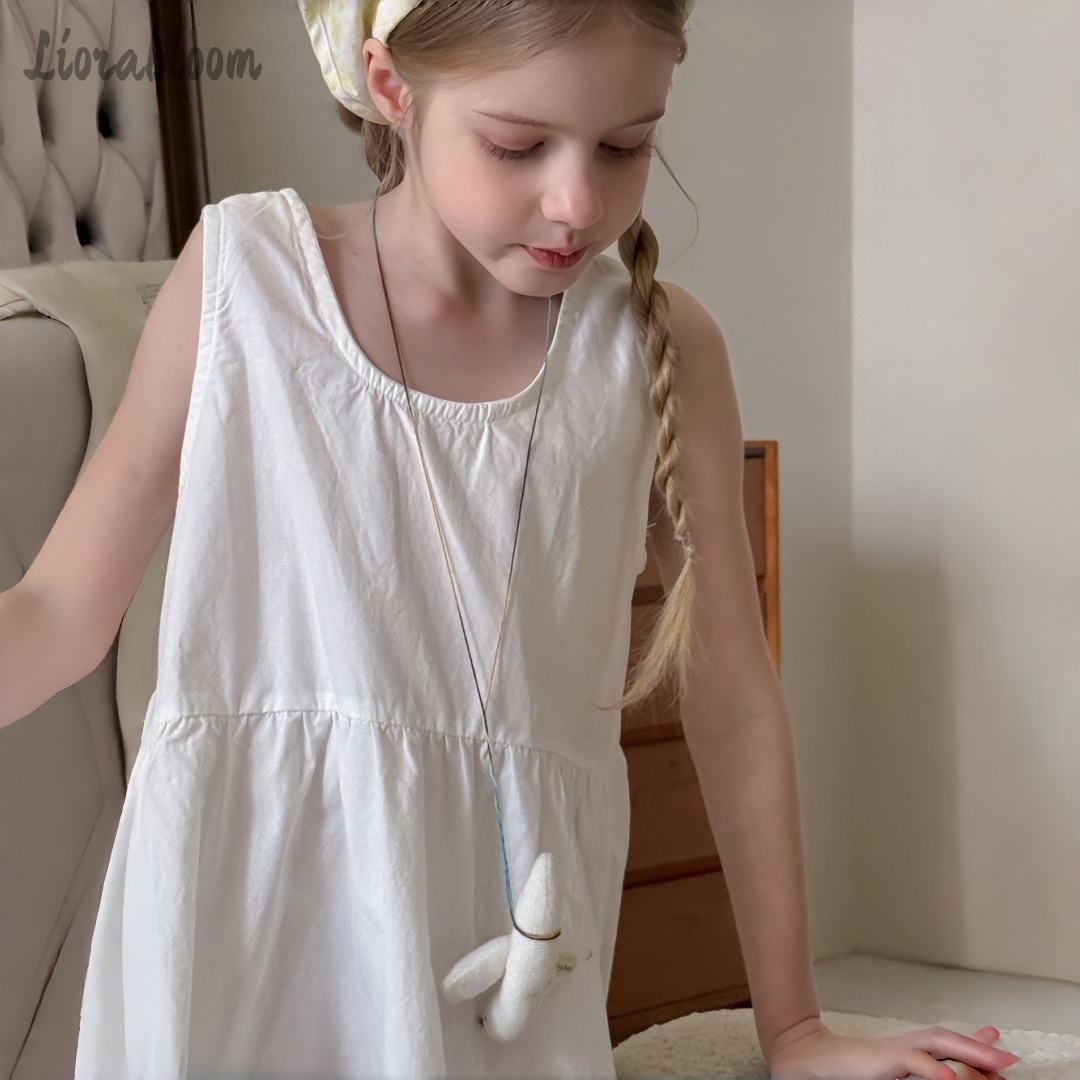 Girls' White Dress Simple Maxi - Women Formal Wear For Party ulasan dan harga