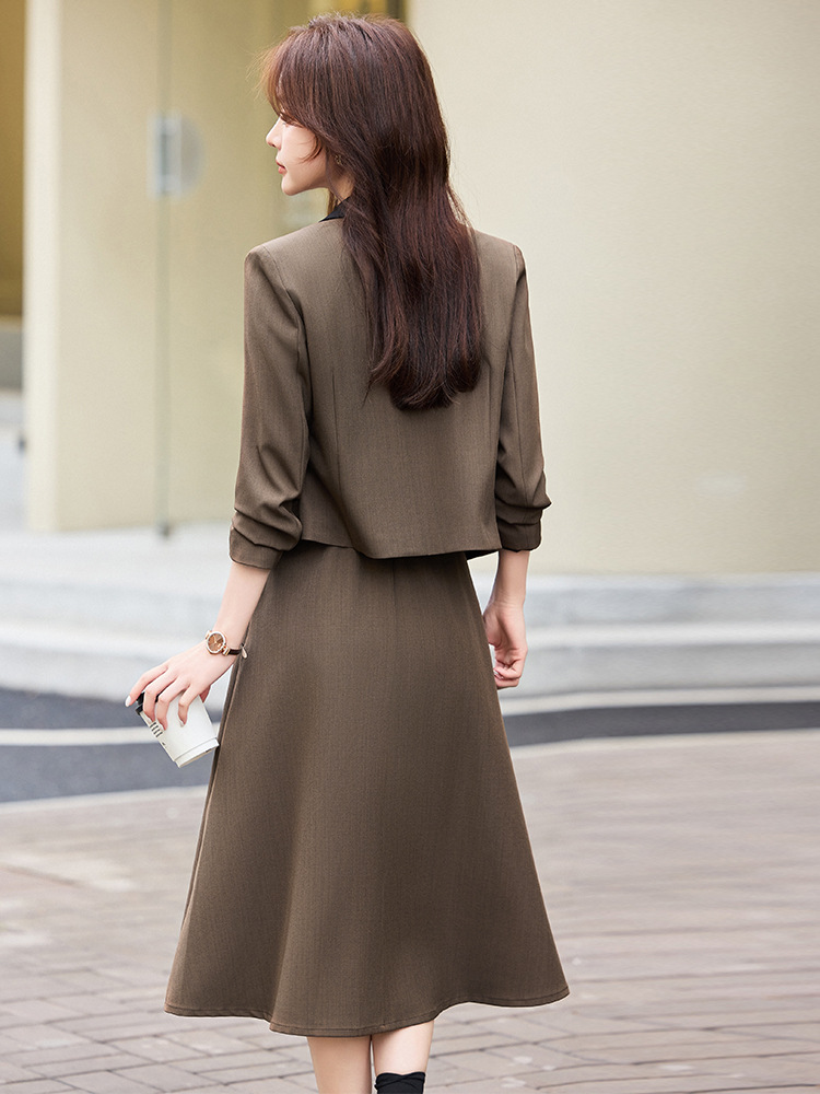 Gray short blazer for women, n - Women Formal Wear With Blazer ulasan dan harga