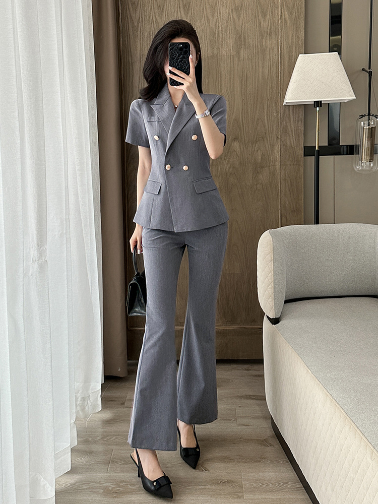 Short-sleeved women's suit for - Women'S Formal Wear Stores ulasan dan harga