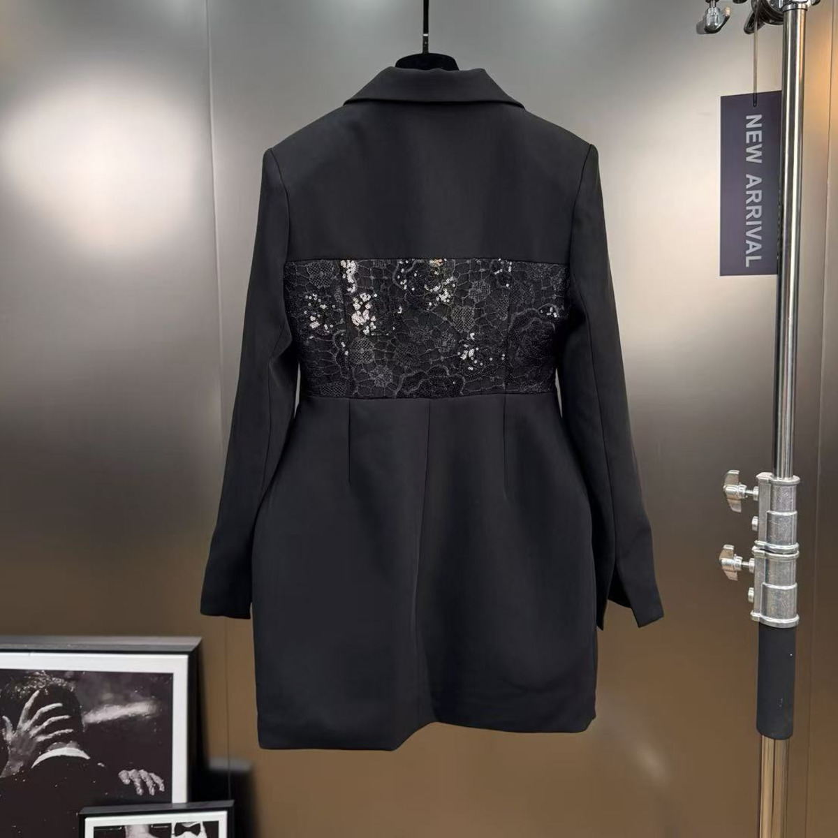 KT Elegant Lace Sequin Blazer  - Women Formal Wear With Blazer ulasan dan harga